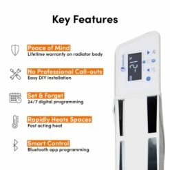 Haverland Designer RC Wave Electric Radiators 18 Haverland Designer RC Wave Electric Radiators -Astral Moda Shop rc wave key features 1