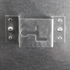 Technotherm ISP Frameless Infrared Heating Panel - Black 750w (1200 X 600mm) -Astral Moda Shop rear bracket 8 1 4