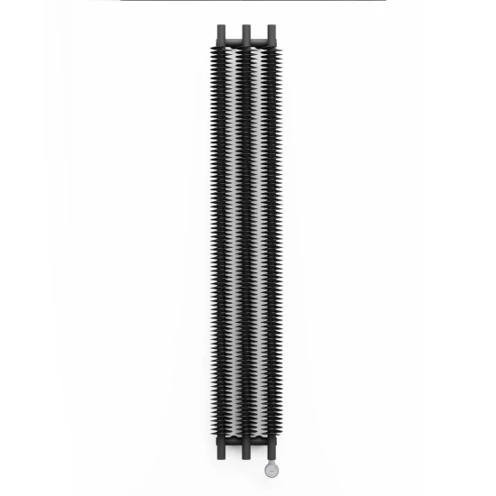 Terma Ribbon V E Designer Electric Radiator - Grey 4 Terma Ribbon V E Designer Electric Radiator - Grey - Image 2