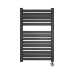 Ecostrad Scala Thermostatic Electric Towel Rail - Anthracite 400w (500 X 800mm) -Astral Moda Shop scala anthracite thermostatic front 500x800 1