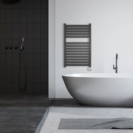 Ecostrad Scala Bluetooth Electric Towel Rail - Anthracite 400w (500 X 800mm) 5 Ecostrad Scala Bluetooth Electric Towel Rail - Anthracite 400w (500 X 800mm) - Image 3
