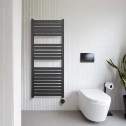 Ecostrad Scala IQ WiFi Electric Towel Rails - Anthracite -Astral Moda Shop scala iq 1