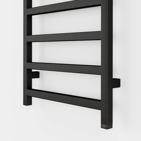 Terma Simple ONE Designer Electric Towel Rail - Black 400w (500 X 1080mm) 4 Terma Simple ONE Designer Electric Towel Rail - Black 400w (500 X 1080mm) - Image 2