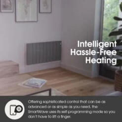 Haverland Wi11 SmartWave Self-Programming Electric Radiator - Anthracite 1700W -Astral Moda Shop smartwave black benefit 2