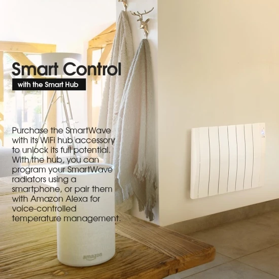 Haverland Wi11 SmartWave Self-Programming Electric Radiator - 1700W 8 Haverland Wi11 SmartWave Self-Programming Electric Radiator - 1700W - Image 6