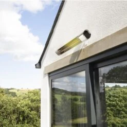 Stratus Infrared Patio Heater - Silver 2kW With Remote