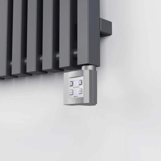 Terma Triga E Designer Electric Radiator - Anthracite 400w (480 X 560mm) 3 Terma Triga E Designer Electric Radiator - Anthracite 400w (480 X 560mm)