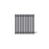 Terma Tune E Designer Electric Radiator - Anthracite 400w (590 X 600mm) -Astral Moda Shop tune vwd horiz mod grey 590x600 2