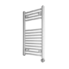 Ecostrad Fina-E Thermostatic Electric Towel Rail - White 200w (400 X 700mm) -Astral Moda Shop white angle cutout 1