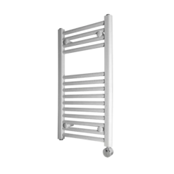 Ecostrad Fina-E Thermostatic Electric Towel Rail - White 200w (400 X 700mm)